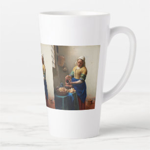 Caneca De Café Latte Milkmaid Kitchen Maid por Johannes Vermeer