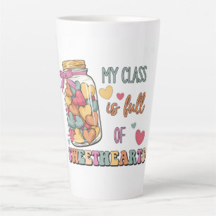 Caneca De Café Latte Minha classe é Cheio de artes suecas
