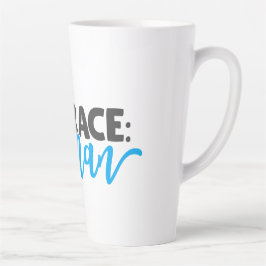 Caneca De Café Latte Minha Raça: Humana