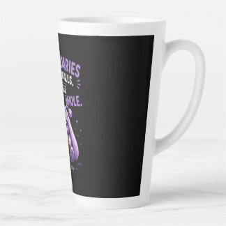 Caneca De Café Latte Minhas Fronteiras Não São Muralhas