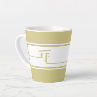 Caneca De Café Latte Minimalista Moderno