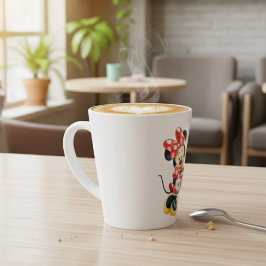 Caneca De Café Latte Minnie Latte Mug