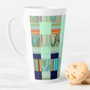 Caneca De Café Latte Mint Bohême Latte Mug