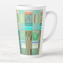 Caneca De Café Latte Mint Bohême Latte Mug