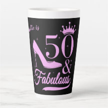 Moderno Elegante 50 e Fabulosa Mulher de Aniversár