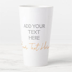 Caneca De Café Latte Moderno Minimalista Simples Personalizado Adiciona
