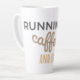 Caneca De Café Latte Modo Cafeine e Chaos