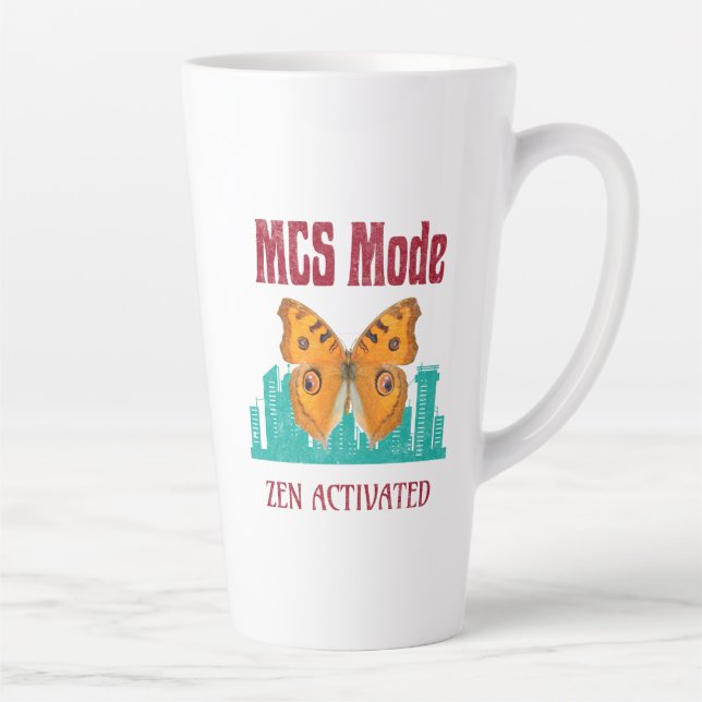 Caneca De Café Latte Modo MCS de Sensibilidade Química Múltipla (Direita)