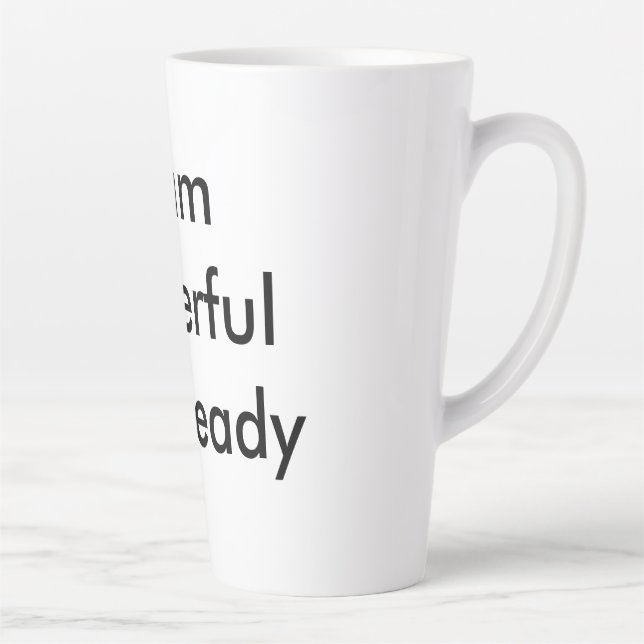 Caneca De Café Latte Monday Magic Latte Mug – Funny Coffee Quote for Wo (Direita)