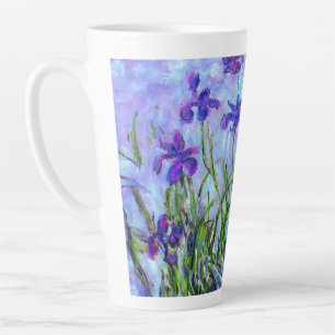Caneca De Café Latte Monet Lilac Irises