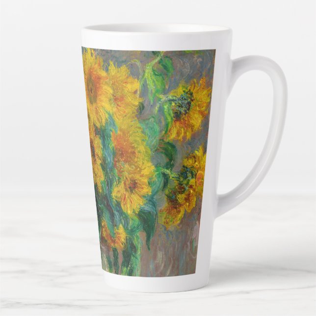 Caneca De Café Latte Monet Sunflower (Direita)