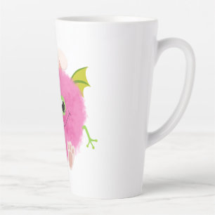 Caneca De Café Latte Monstro de coelho fofo e fofinho