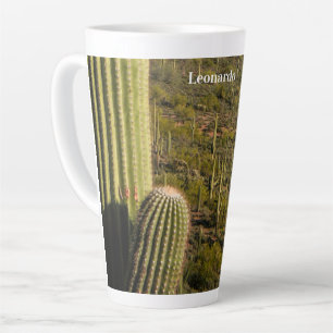 Caneca De Café Latte Montanhas do Deserto da Arizona da Floresta de Sag