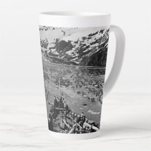 Caneca De Café Latte Monumento nacional da baía do glaciar do Alasca EU