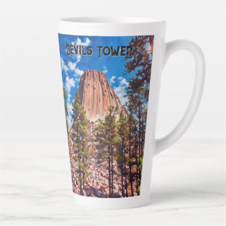 Caneca De Café Latte Monumento Nacional da Torre Devils
