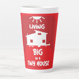 Caneca De Café Latte Moradia minúscula - Porta copos de casas pequenas