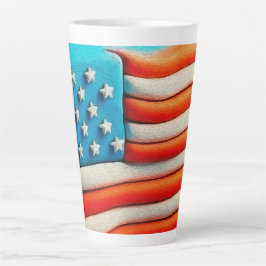 Caneca De Café Latte Mostrar as suas tiras