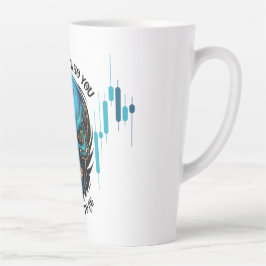 Caneca De Café Latte Motivação Comercial | Crânio | Lembre-se