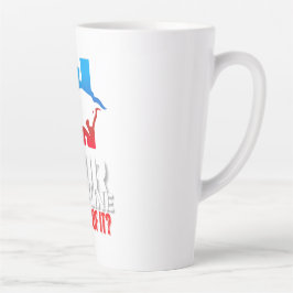 Caneca De Café Latte Motivação do trader | Alta | Disciplina
