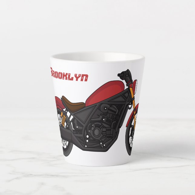 Caneca De Café Latte motocicleta legal (Frente)