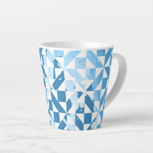 Caneca De Café Latte Motoses de aquarela