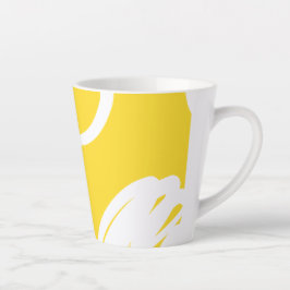 Caneca De Café Latte Movendo linhas design Latte Mug