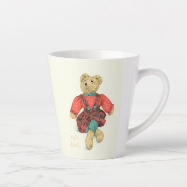 Caneca De Café Latte MR & SRA. BEAR Latte Mug (Direita)