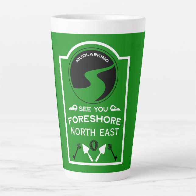 Caneca De Café Latte Mudlarking Hobby Gift (Frente)