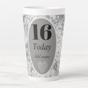 Caneca De Café Latte Mug de aniversário personalizado de veludo do luxo
