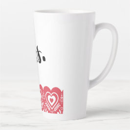 Caneca De Café Latte Mug de café grande