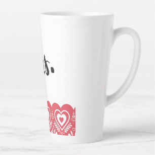 Caneca De Café Latte Mug de café grande