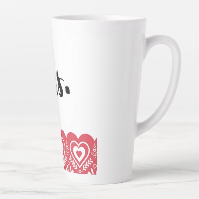 Caneca De Café Latte Mug de café grande (Direita)