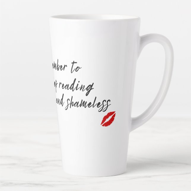 Caneca De Café Latte Mug do leitor romance (Direita)