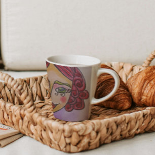 Caneca De Café Latte Mug para presentes (Whimsical 03 Colorful)