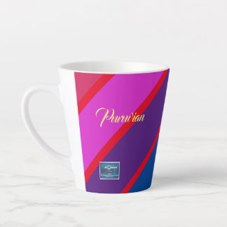 Caneca De Café Latte Mug - PDCs Purple (Arco-Íris Roxo) ©️ 2023
