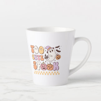 Caneca De Café Latte Muito bonito para o Dia das Bruxas