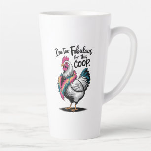 Caneca De Café Latte Muito Fabuloso para esta Coop