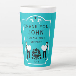 Caneca De Café Latte Muito Obrigado