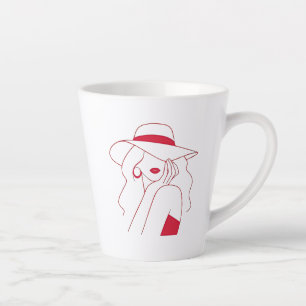 Caneca De Café Latte Mulher