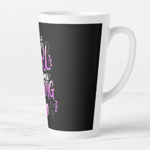 Caneca De Café Latte Mulher Atriz Agindo Musicais Da Broadway