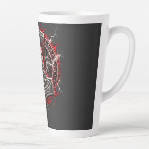 Caneca De Café Latte mulher forte, condicionamento físico, ginásio, tre