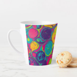 Caneca De Café Latte Multicolor