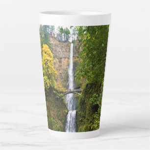 Caneca De Café Latte Multnomah Falls, Columbia River Gorge, Oregon
