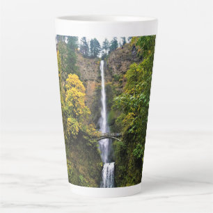Caneca De Café Latte Multnomah Falls, Columbia River Gorge, Oregon