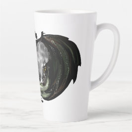 Caneca De Café Latte Mundo e Dragão