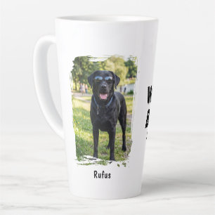 Caneca De Café Latte Mundos Personalizados Foto e Texto Melhor do Mundo