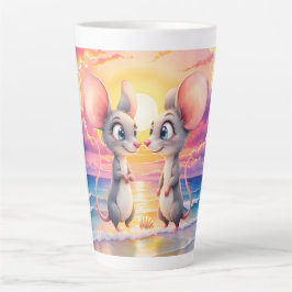 Caneca De Café Latte Murmurios do Pôr do Sol – Uma Pequena História de 