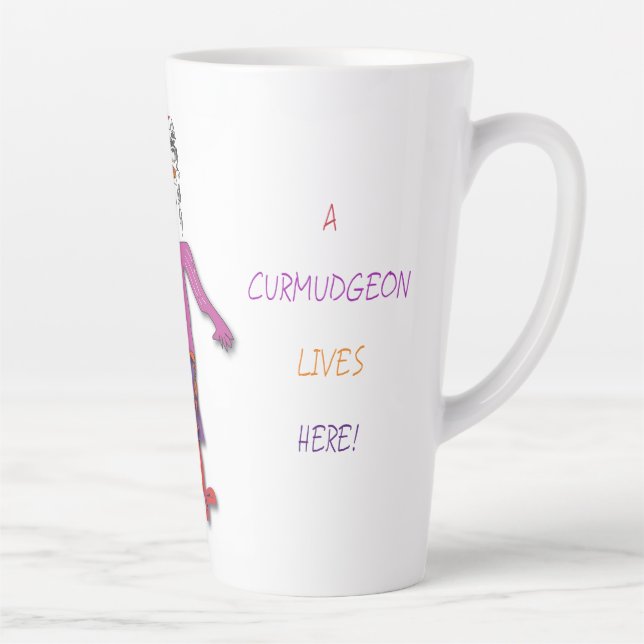 Caneca De Café Latte 'Murphy' - Curmudgeon Latte Mug (Direita)