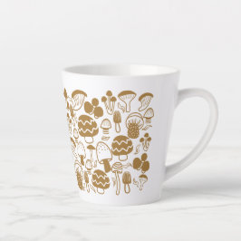 Caneca De Café Latte Mushroom Brown Latte Mug