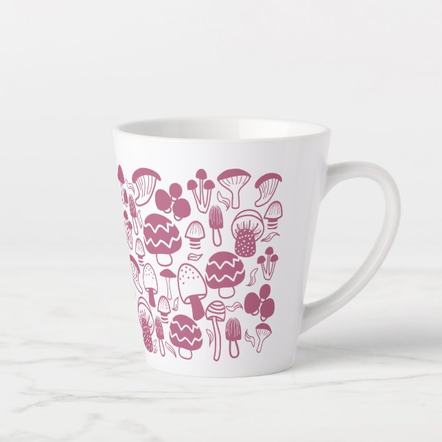 Caneca De Café Latte Mushroom Cherry (Direita)